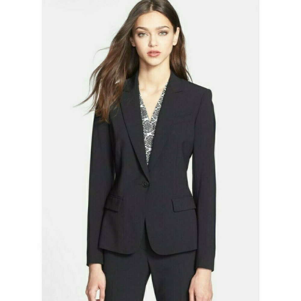 Theory Black Women's Tailored Blazer